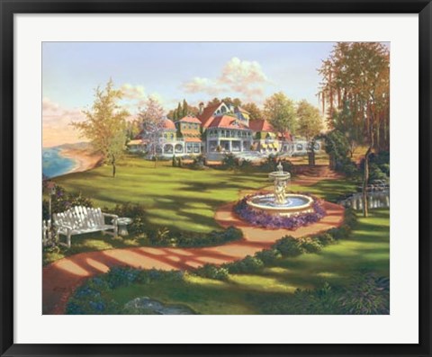 Framed Garden Cove Print