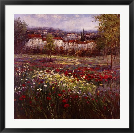 Framed Tuscan Pleasures II Print