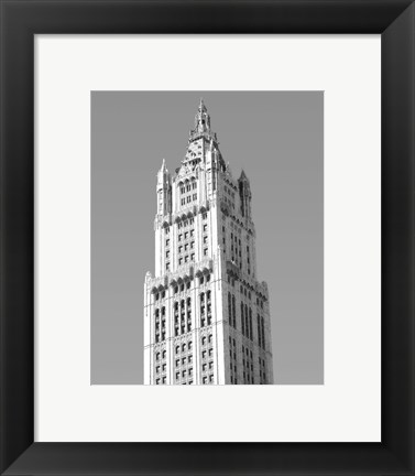 Framed Woolworth Building, NY Print