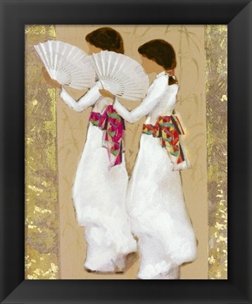 Framed Girls from Binh Dinh I Print