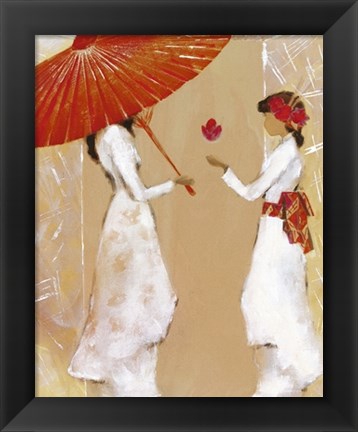 Framed Girls from Binh Dinh II Print