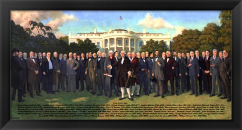 Framed Presidents: 2009 (medium) Print