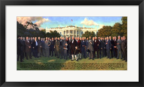 Framed Presidents: 2009 (medium) Print