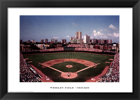 Framed Wrigley Field, Chicago Print