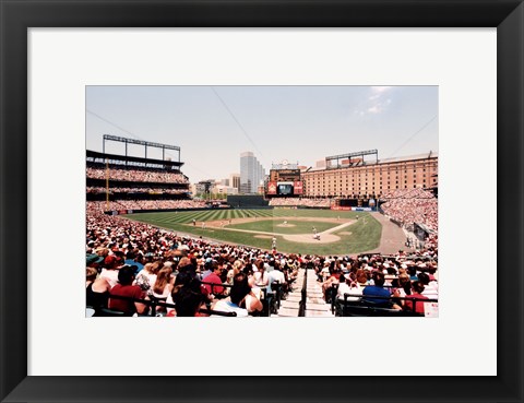 Framed Camden Yards, Baltimore Print