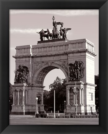 Framed Grand Army Plaza Arch, Brooklyn Print