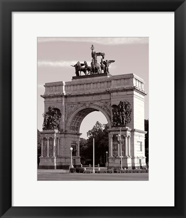 Framed Grand Army Plaza Arch, Brooklyn Print