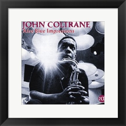 Framed John Coltrane: Afro Blue Impressions Print