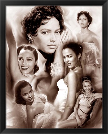 Framed Dorothy Dandridge Print