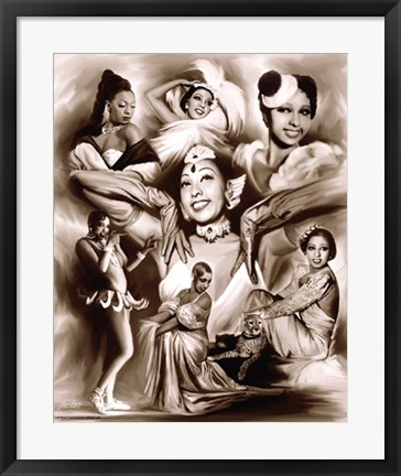 Framed Brown Sugar: Josephine Baker Print