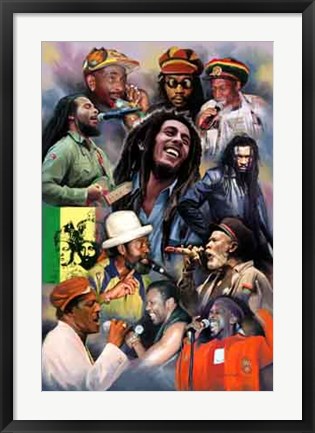 Framed Rasta Rhythms Print