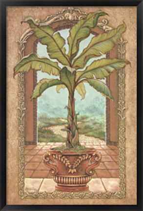 Framed Classical Banana Tree Print