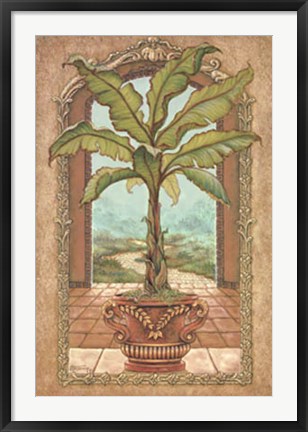 Framed Classical Banana Tree Print