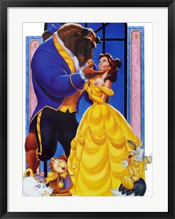 Framed Beauty and the Beast Print