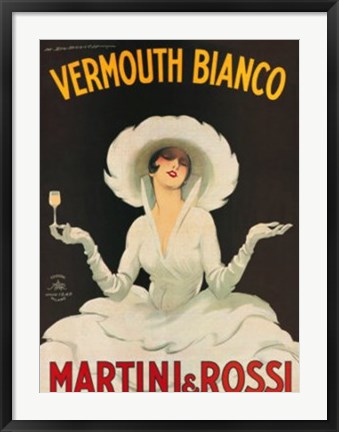 Framed Vermouth Bianco Print