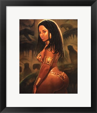 Framed Warrior Queen Print