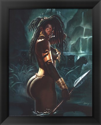 Framed Warrior Print