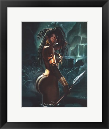 Framed Warrior Print