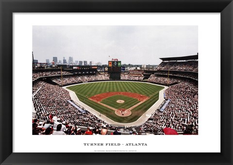 Framed Turner Field, Atlanta Print