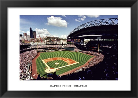 Framed Safeco Field, Seattle Print