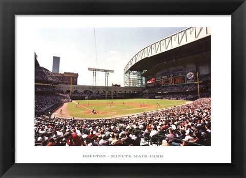 Framed Houston, Minute Maid Park Print