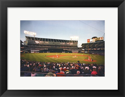 Framed Oakland, McAfee Coliseum Print