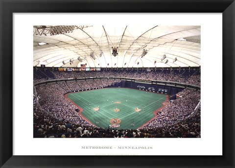 Framed Metrodome, Minneapolis Print