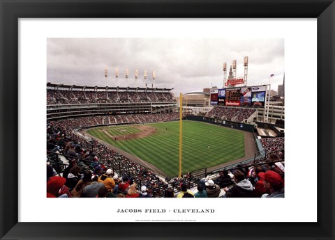 Framed Jacobs Field Cleveland Print