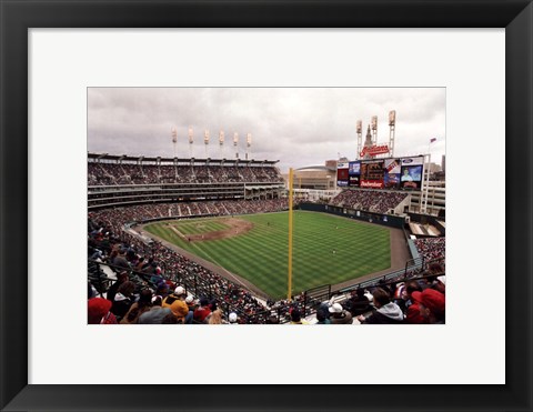 Framed Jacobs Field Cleveland Print