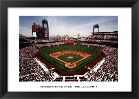 Framed Citizens Bank Park, Philadelphia Print