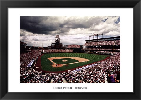 Framed Coors Field, Denver Print