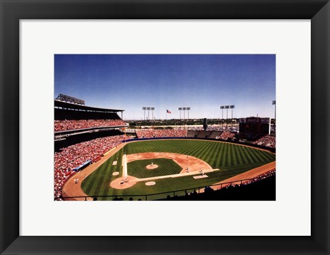 Framed Milwaukee County Stadium Print