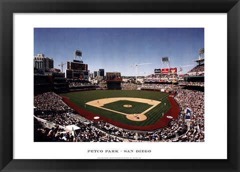 Framed Petco Park, San Diego Print