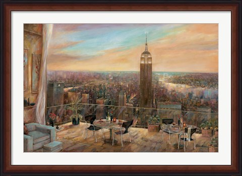 Framed New York View Print