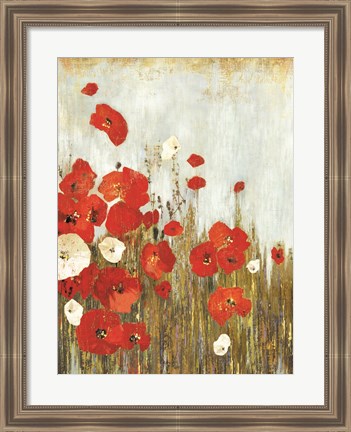 Framed Poppie in the Wind Print