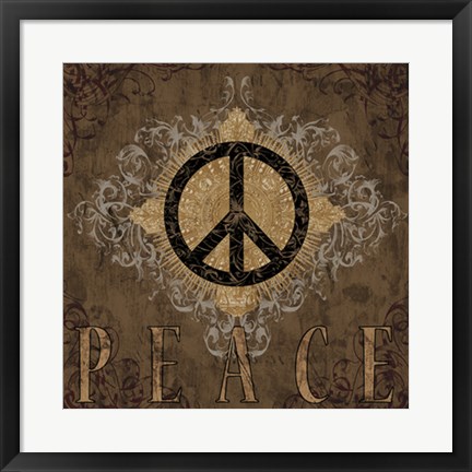 Framed Peace Print