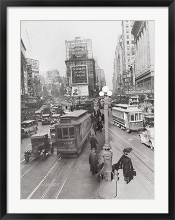 Framed Times Square from 43rd Street, 1930 Print