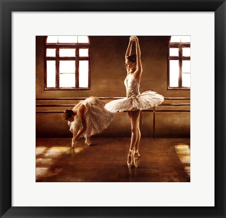 Framed Ballet Dancers Print