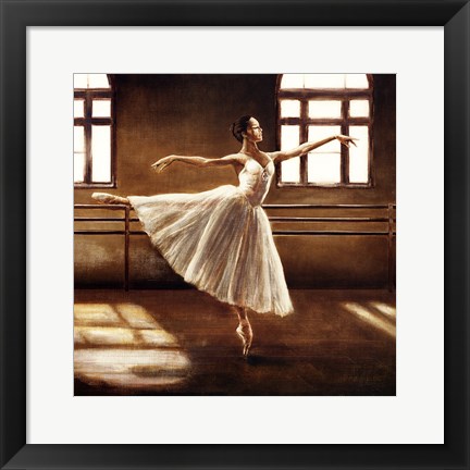 Framed Ballet Dancer Print