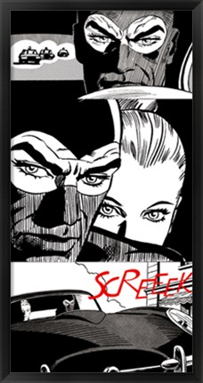 Framed Diabolik &amp; Eva I Print