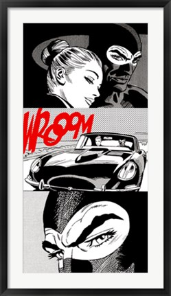 Framed Diabolik &amp; Eva II Print