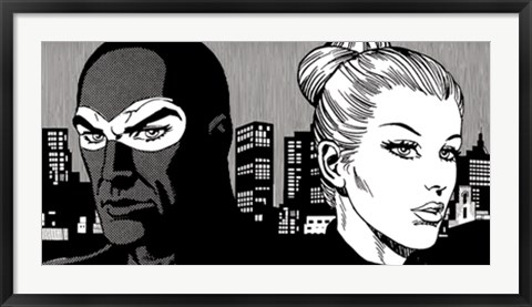 Framed Insieme (Diabolik &amp; Eva Kant) Print