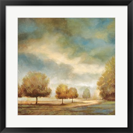 Framed Light and Shadows II Print