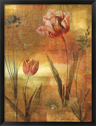 Framed Tulip Garden II Print