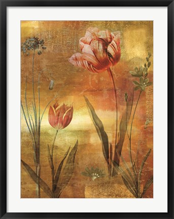 Framed Tulip Garden II Print