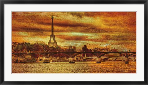 Framed Remembering Paris Print