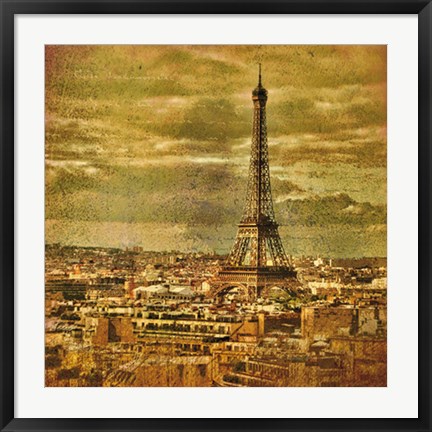 Framed Letters from Paris Print