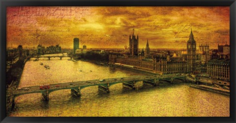 Framed Remembering London Print