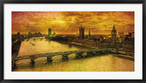 Framed Remembering London Print