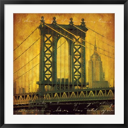 Framed New York Romance Print